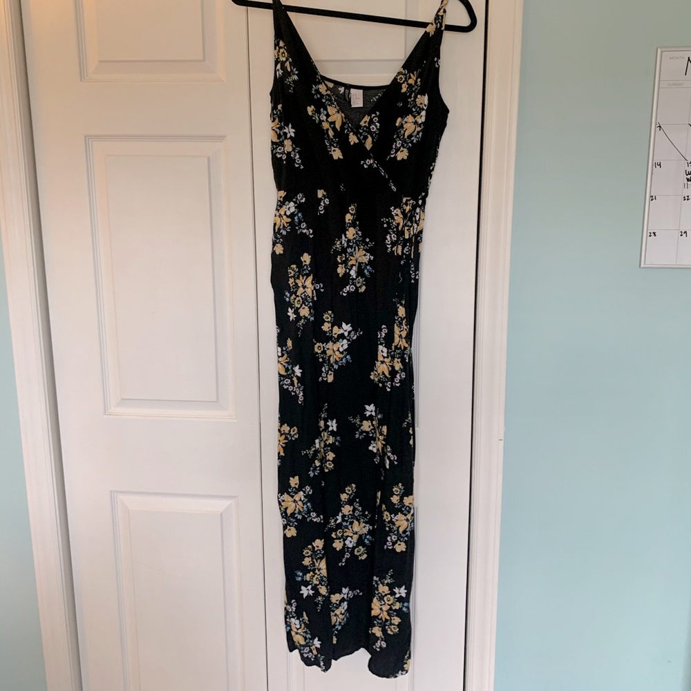 Faux wrap H&M floral dress
